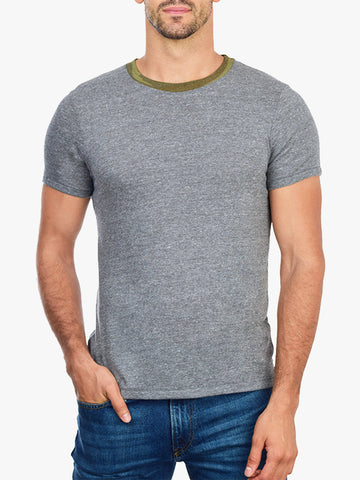 Camo Neck Band Crew