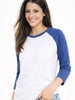 White & Vintage Indigo