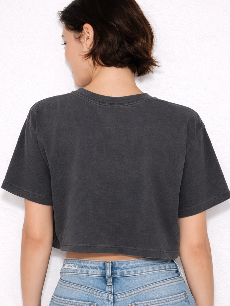 Vintage Wash Crop Tee