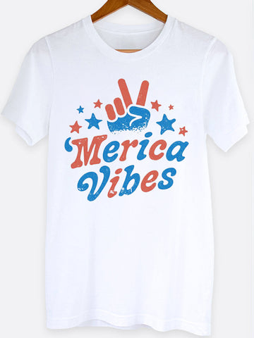 Merica Vibes Graphic Tee