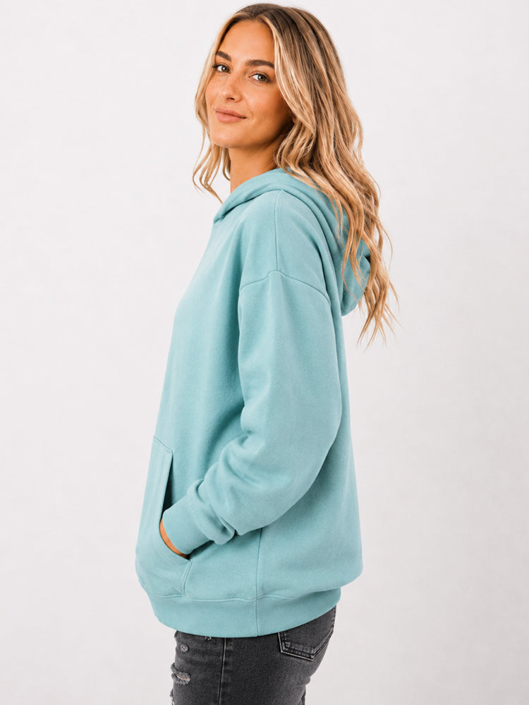 Recycled Fleece Pullover Hoodie