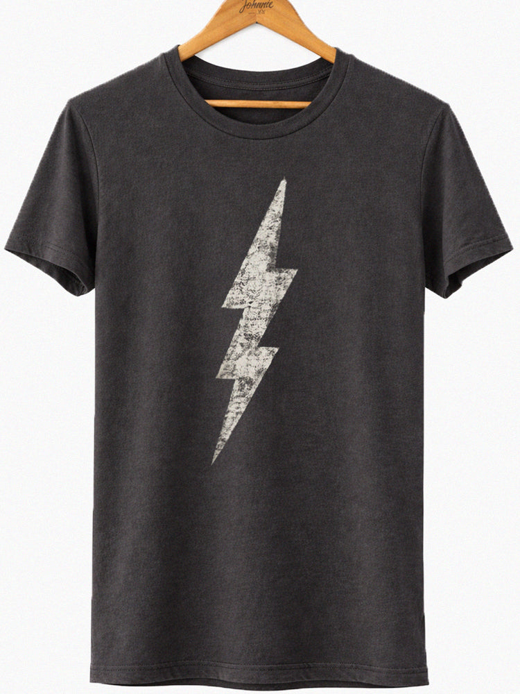 Retro Lightning Bolt Graphic Tee