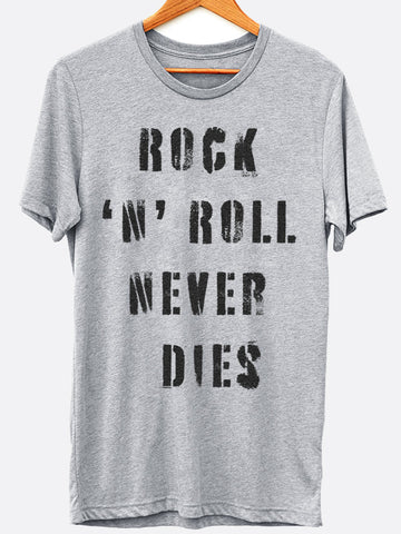 Rock 'N' Roll Never Dies Graphic Tee