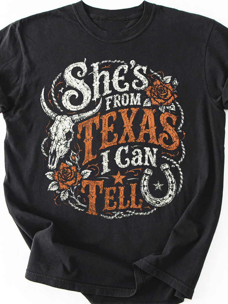 She's From Texas Graphic Tee