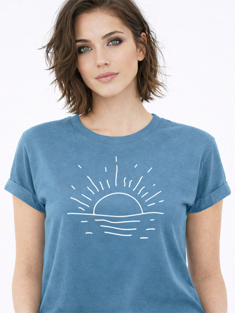 Simple Sunset Graphic Tee
