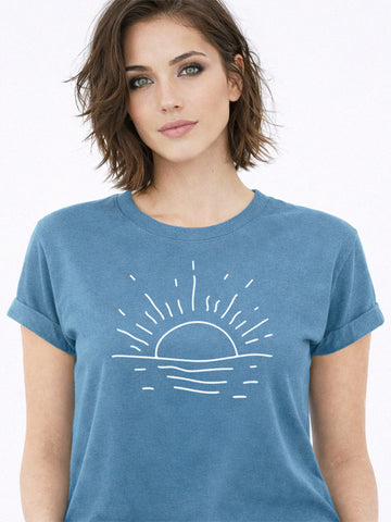 Simple Sunset Graphic Tee