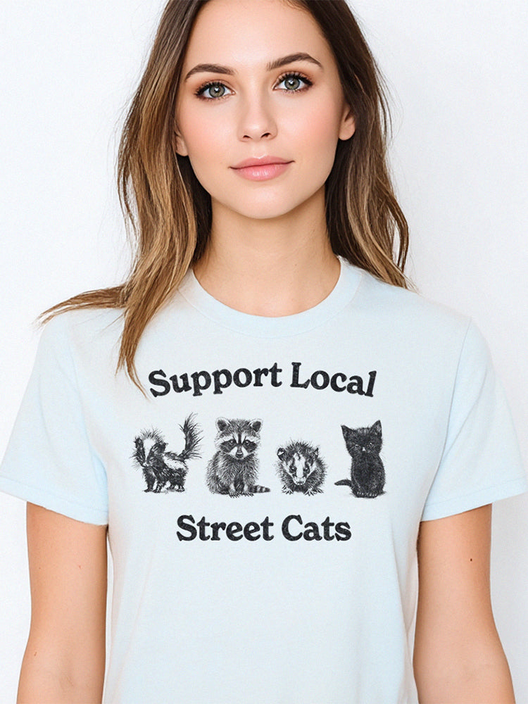 Support Local Street Cats Graphic Tee