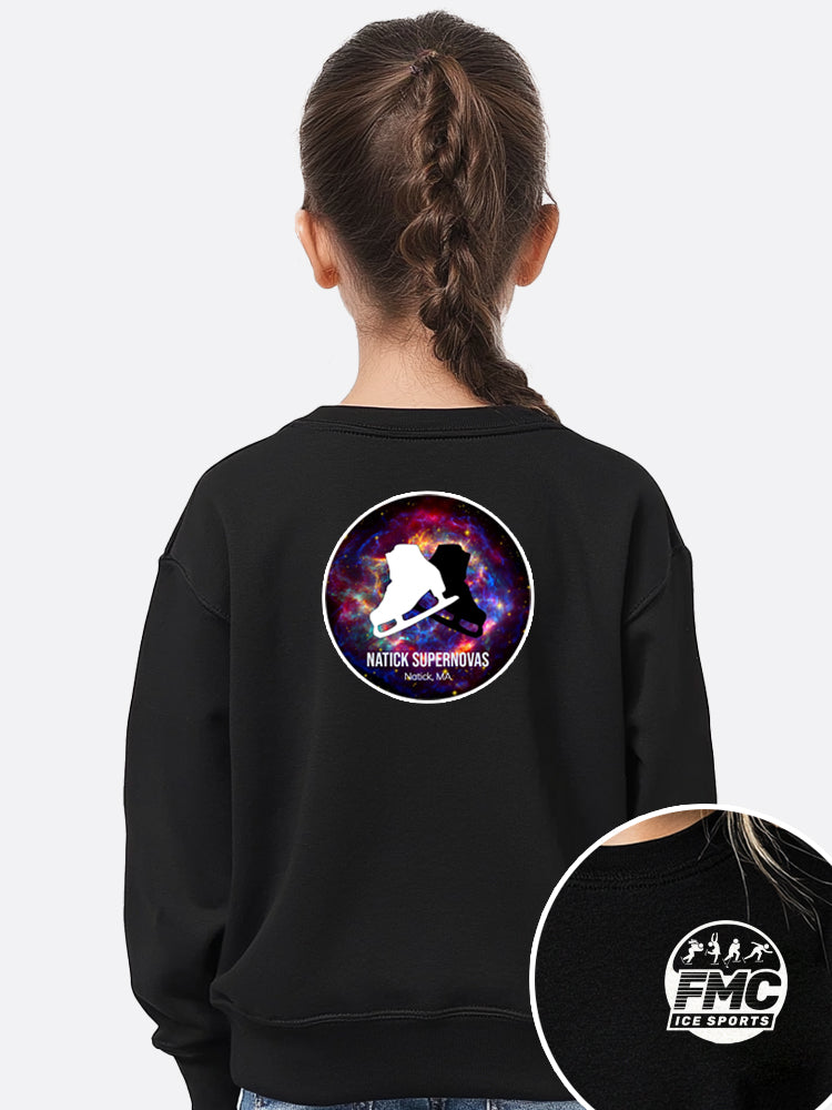 Natick Supernovas Youth Crew Sweatshirt